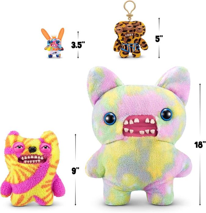 Мягкие игрушки монстры фаглеры фуглеры Fuggler Misfit Monsters брелок