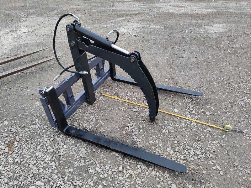 PROMOCJA-chwytak do kłód bel drzewa-na ramkę paleciaka-SZEROKO otwiera