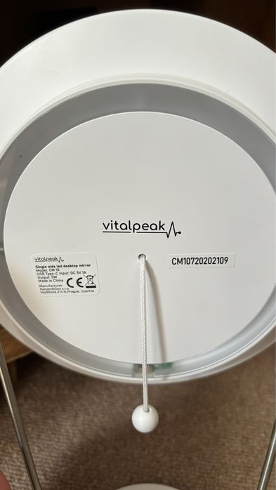 Lustro led dla makijażu lampa led 2w1