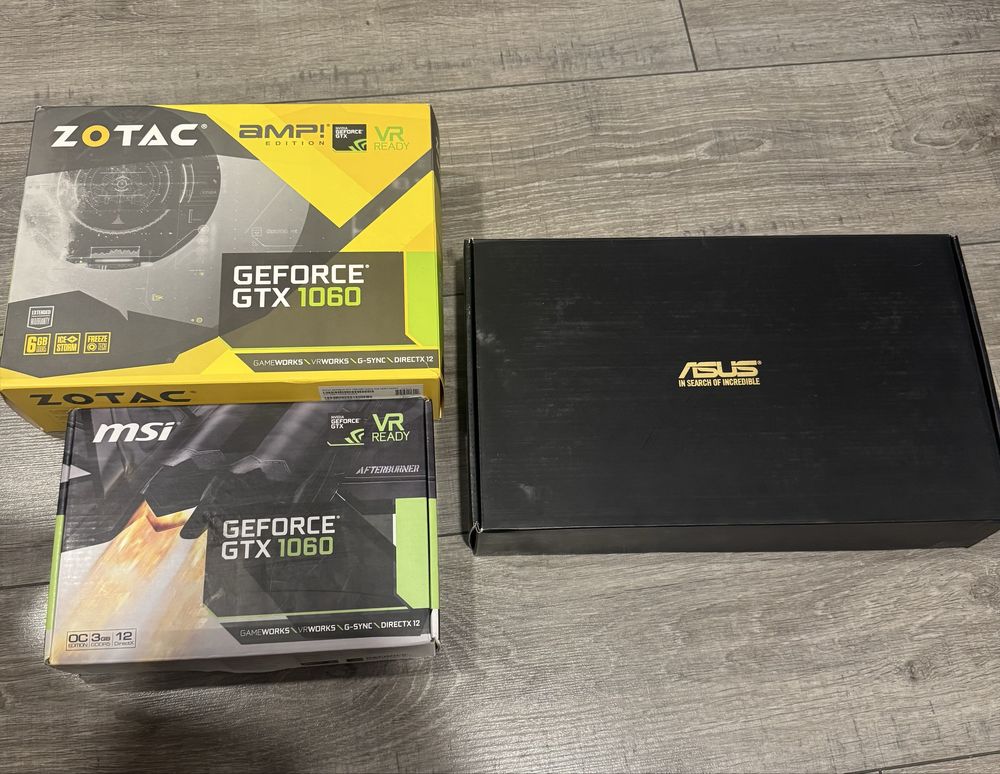 Коробки від відеокарт NVIDIA, гарний стан, 11шт, GTX,RTX.