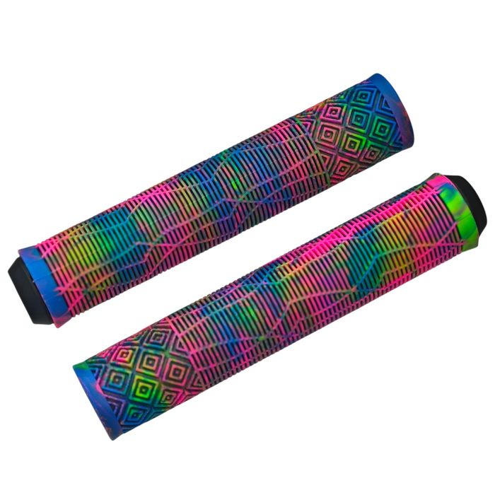 Gripy BMX chwyty rączki dirt kolorowe wielokolorowe tęczowe