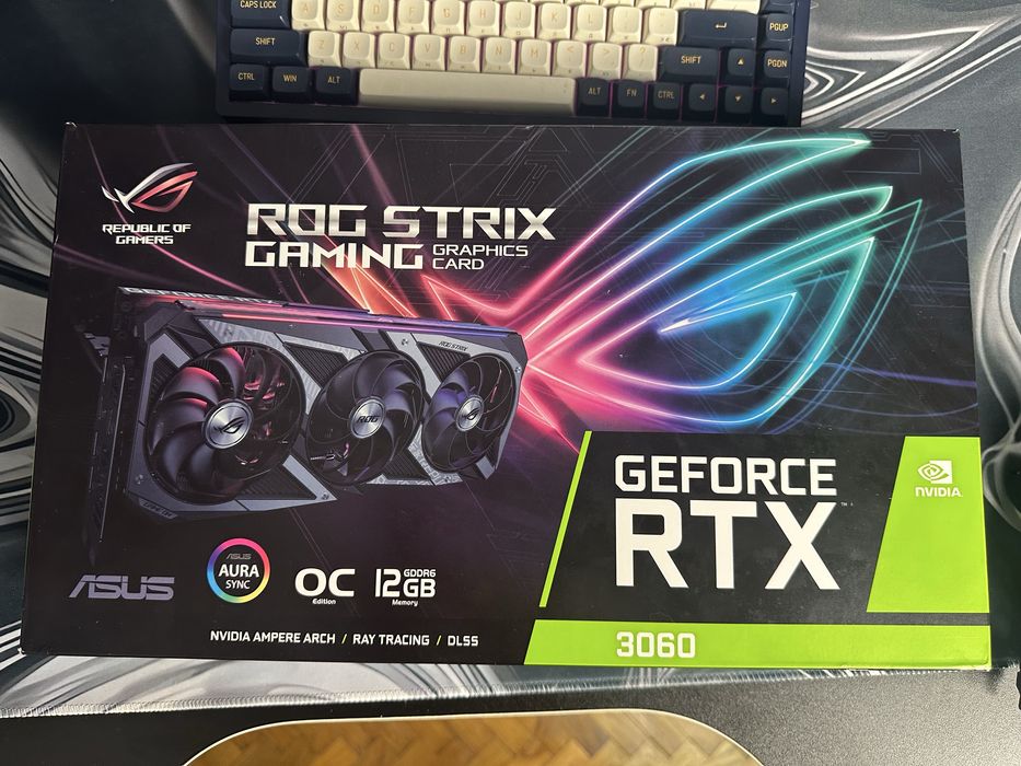 Відеокарта ASUS ROG Strix GeForce RTX 3060 12GB
