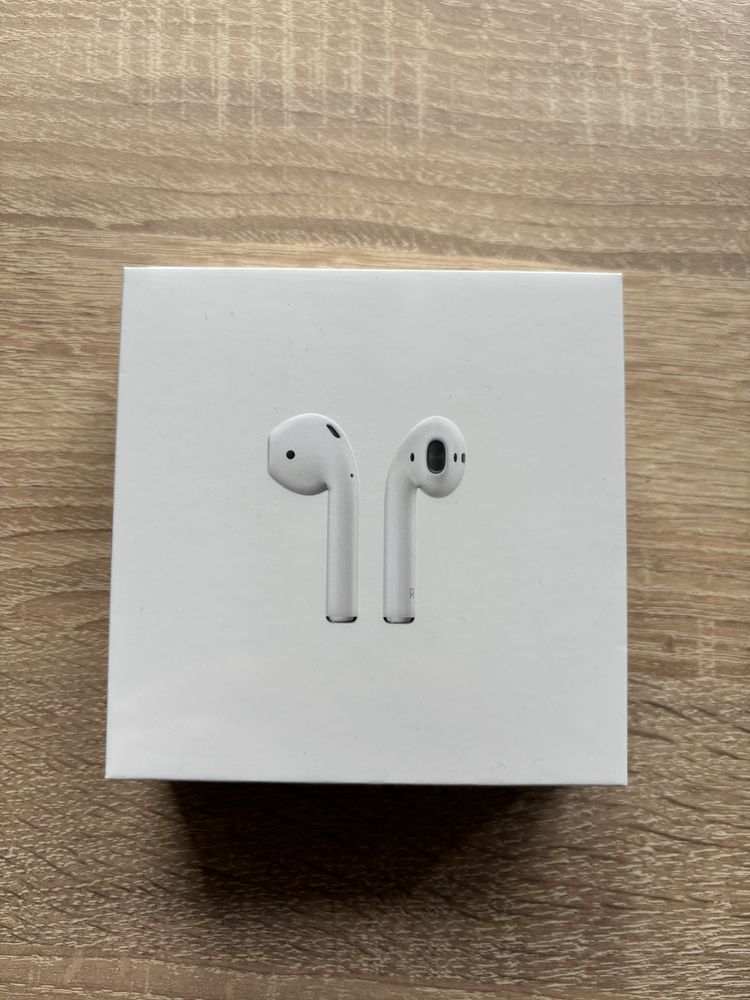 Apple Airpods 2 - nowe, folia - słuchawki bezprzewodowe