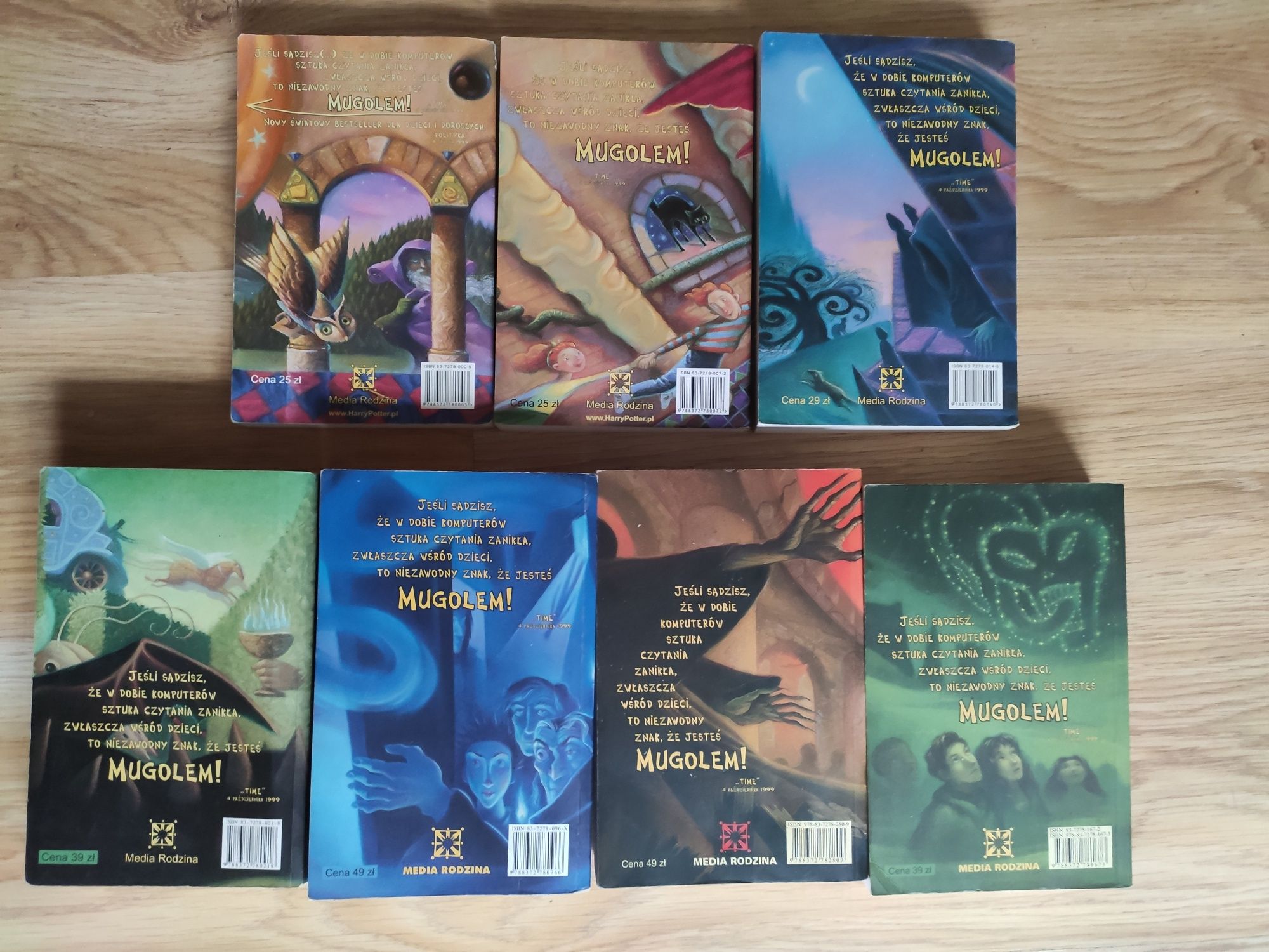 Harry Potter komplet 1-7 Rowling