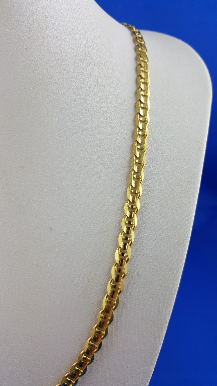 Złoty łańcuszek wzór Gucci