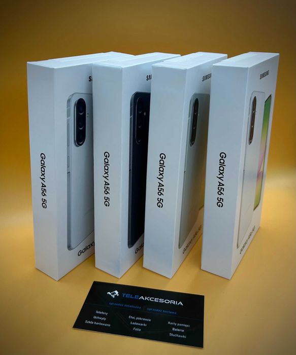 SAMSUNG Galaxy A56 5G | Graphite | 128gb | Nowiutkie | Teleakcesoria