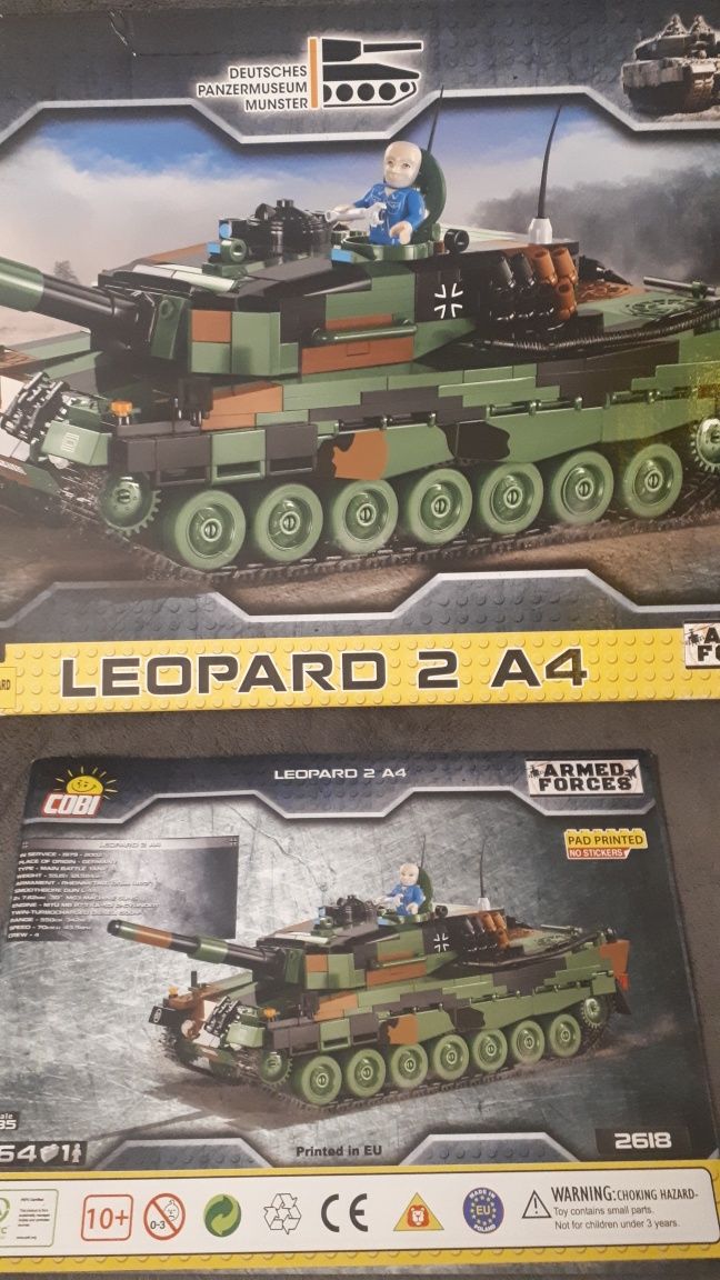 Klocki cobi czołg Leopard 2A4 cobi167