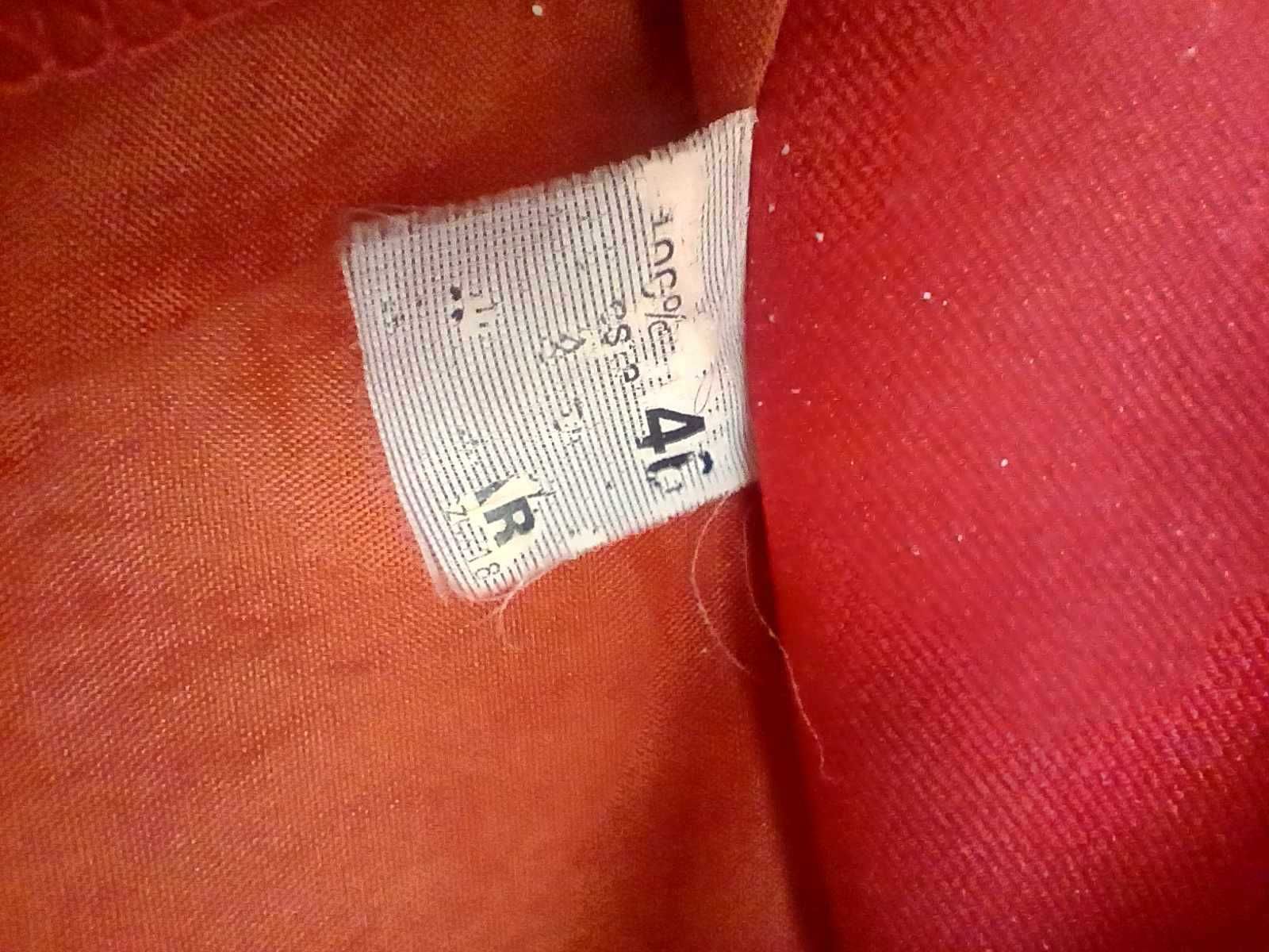 Spódnica ołówkowa do kolan czerwona, 46
