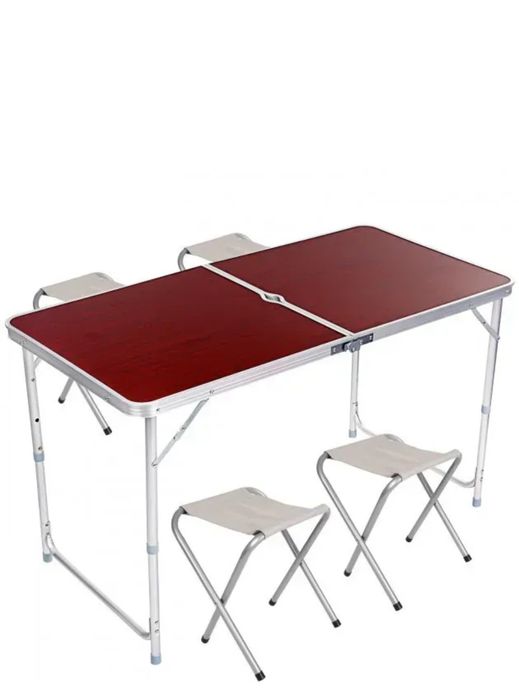 Стіл складний + 4 стільці