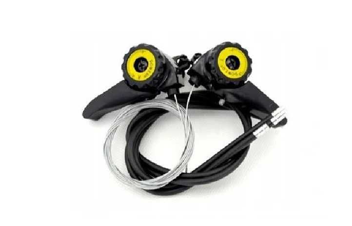 NOWE MANETKI dźwignie przerzutek NIEINDEKSOWANE SFT-330P KPL 3x6 3x7