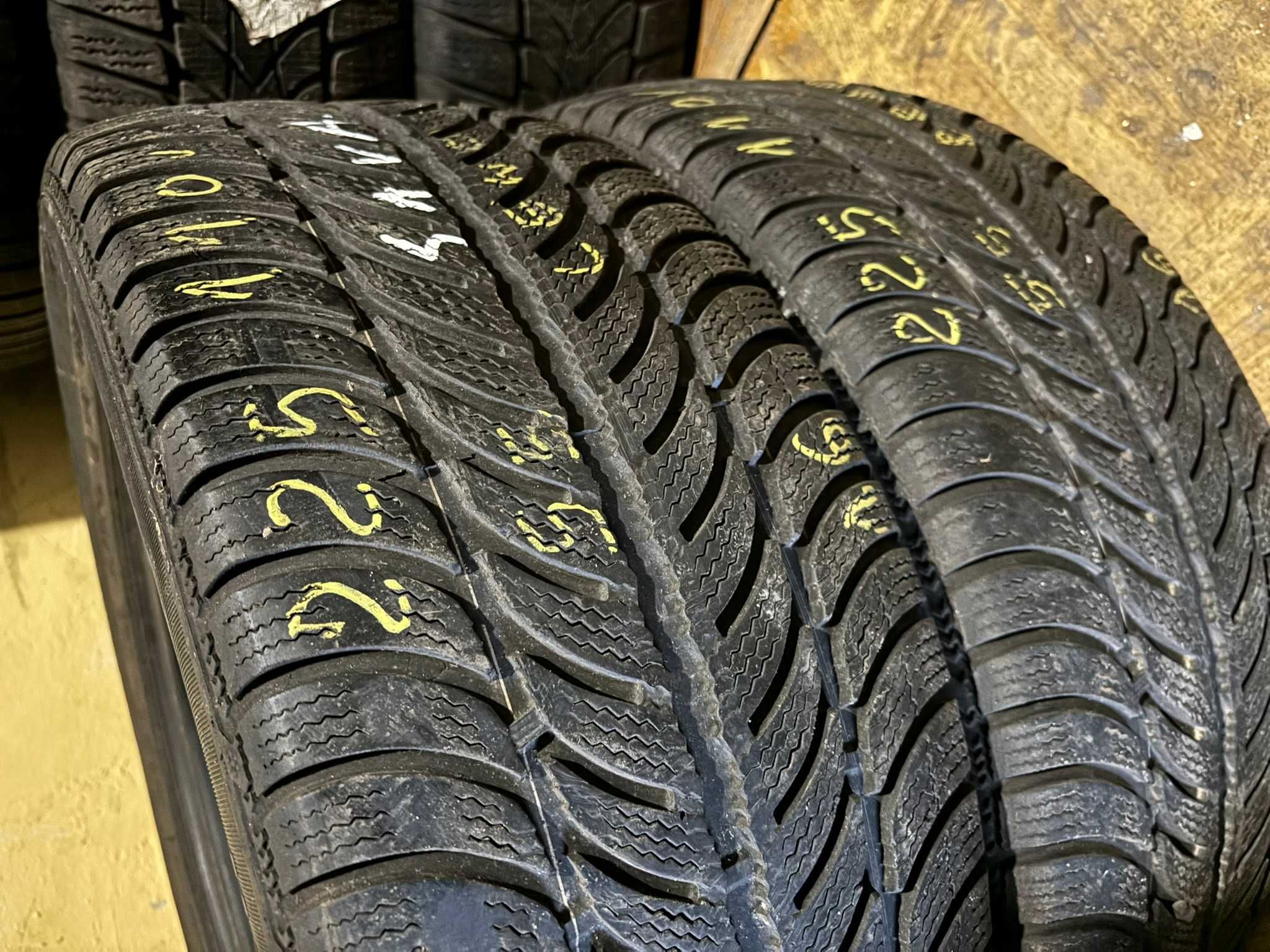 2X Opony Zimowe 225/55R16 95H SAVA ESKIMO S3 5.8MM Sprawdzone Całe!
