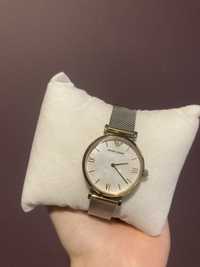 Zegarek emporio armani jak nowy srebno zloto bialy