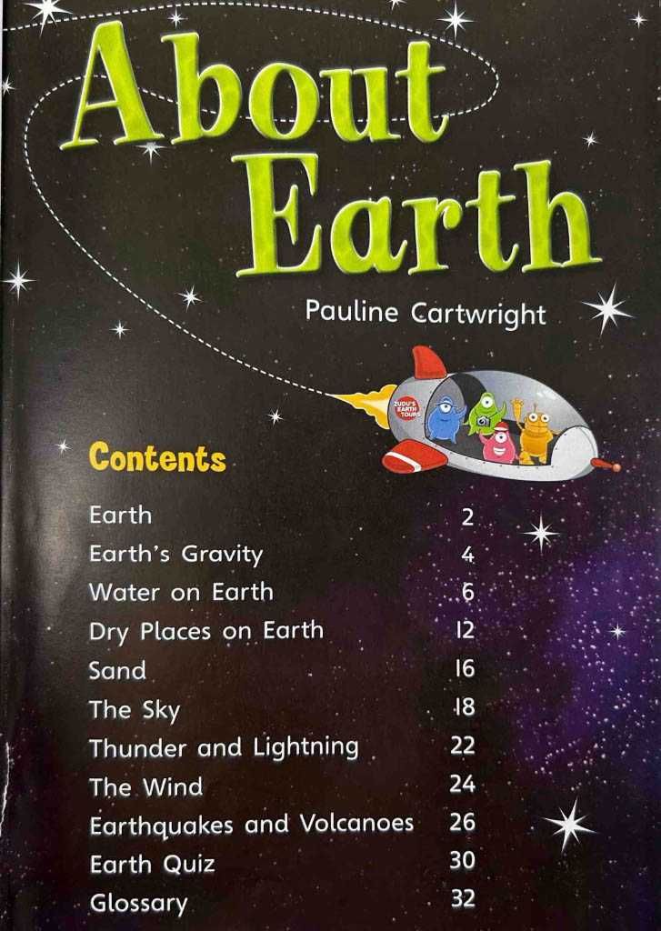 About Earth książeczka po angielsku dla dzieci