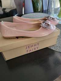 Baleriny Jenny Fairy 38 różowe.