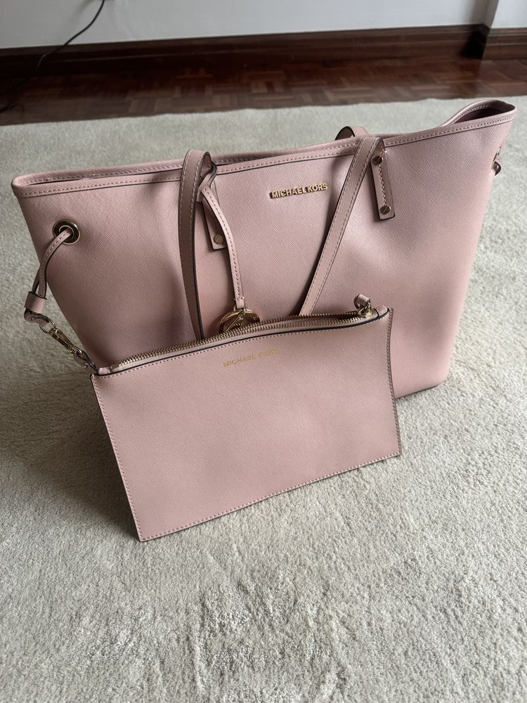 Michael Kors original mala Tote rosa claro