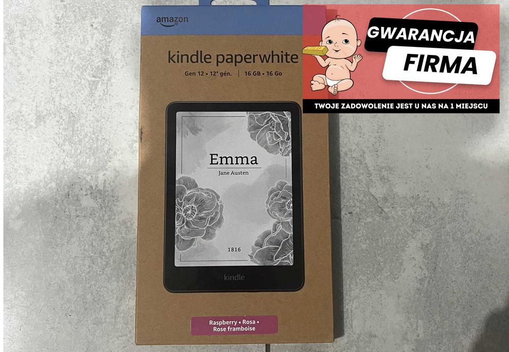 Czytnik E-booków Amazon Kindle Paperwhite 12GEN | Nowy | 7" | 16GB |