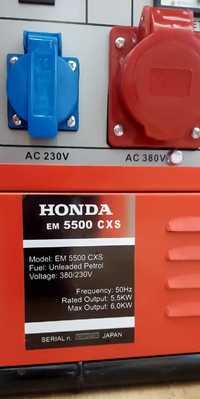 Agregat prądotwórczy 5,5kw nalepka Honda FV