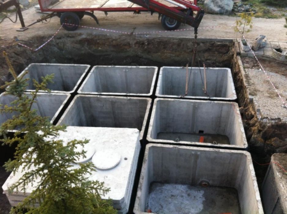 Zbiornik betonowy na szambo, szamba betonowe 4,5,6,8,9,10, 12m3 atest