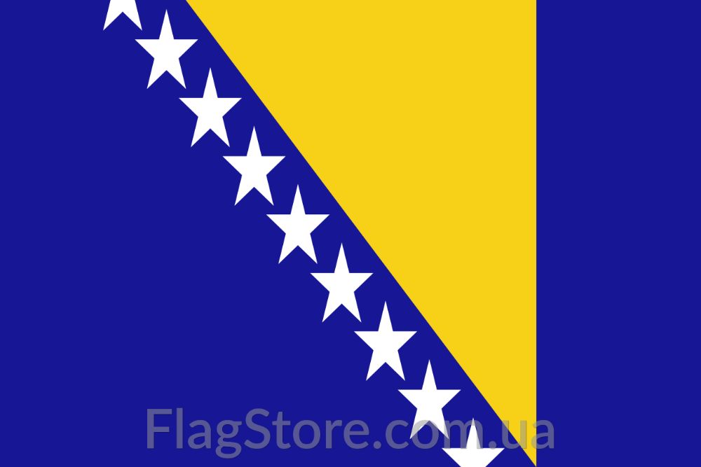 Флаг Боснии и Герцеговины/боснийский/Босния прапор Боснії/боснійський