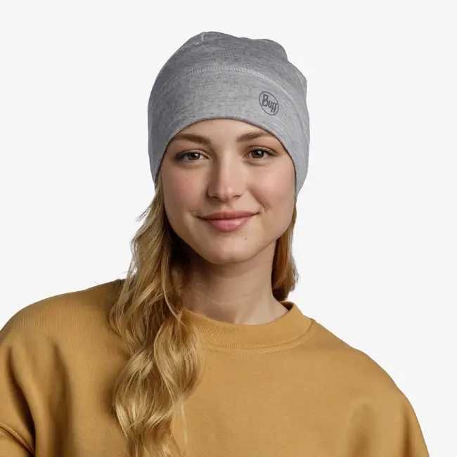 Czapka Buff Merino Lightweight Beanie Light Grey
