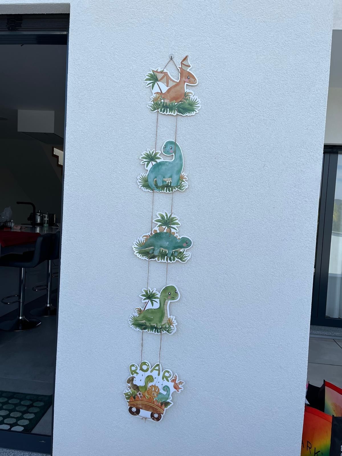 Conjunto decoração festa temática dinossauros