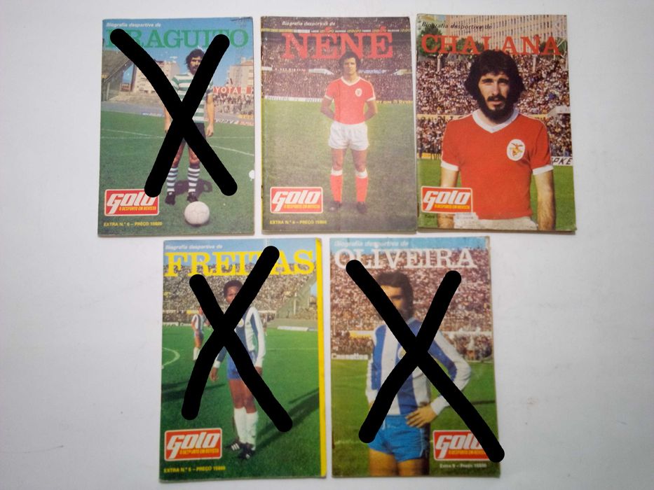 Revistas Futebol -GOLO-IDOLOS- FCP Porto - SCP Sporting - SLB Benfica