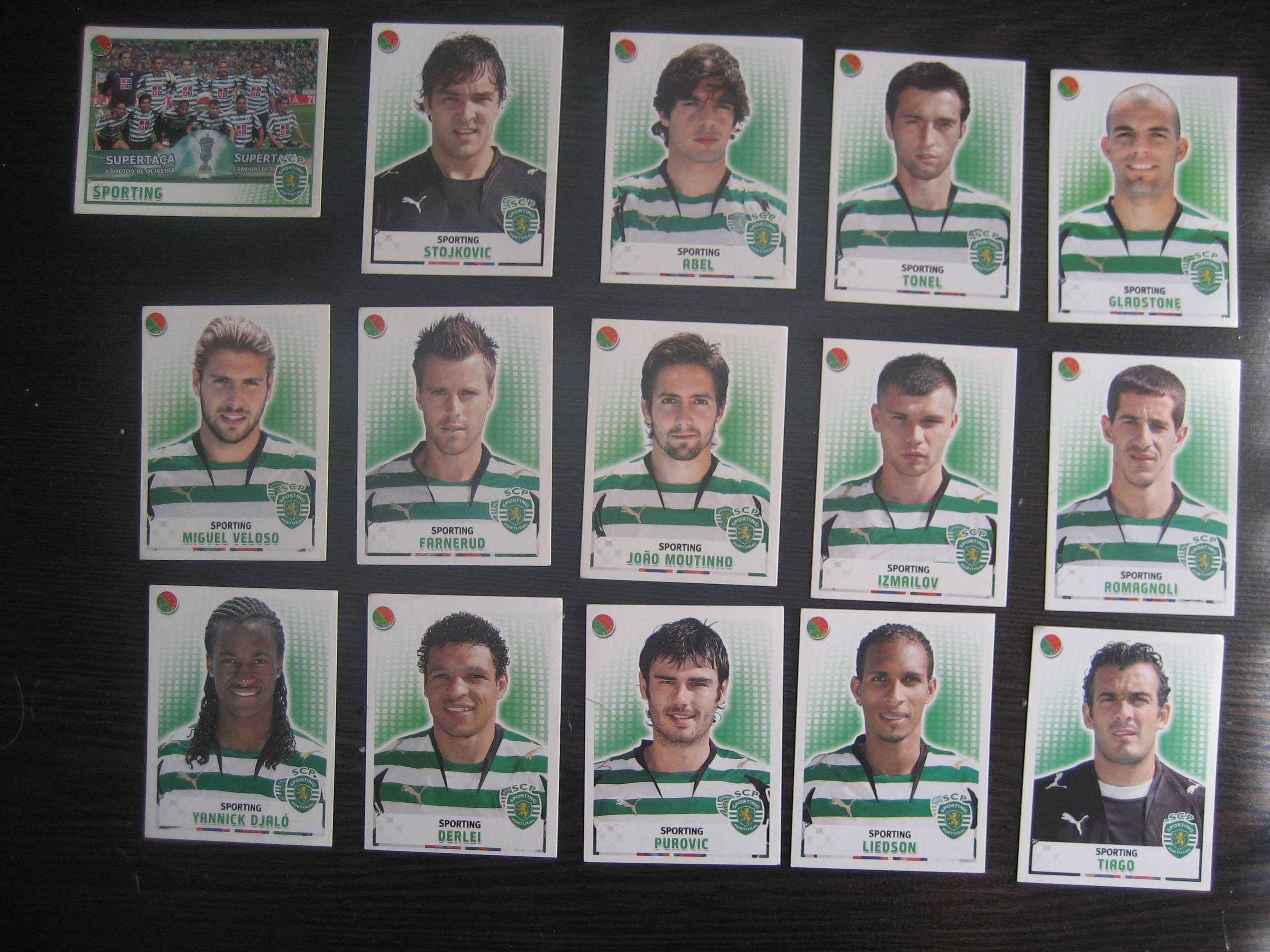 Cromos Panini Liga Portugal 2007/08, 2010/11, 2011/12, 2014/15,2015/16