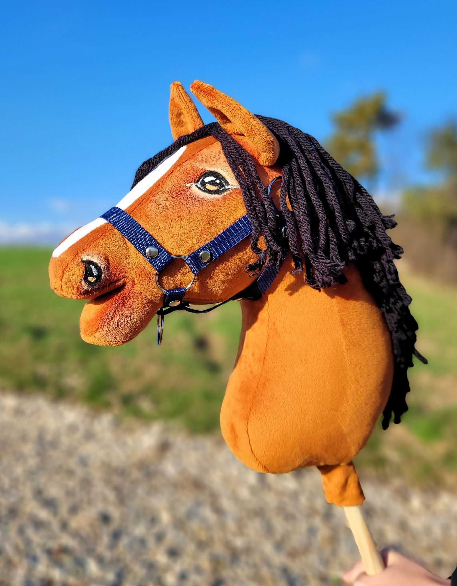 Hobby Horse Duży koń na kiju Premium - jasnogniady II A3!