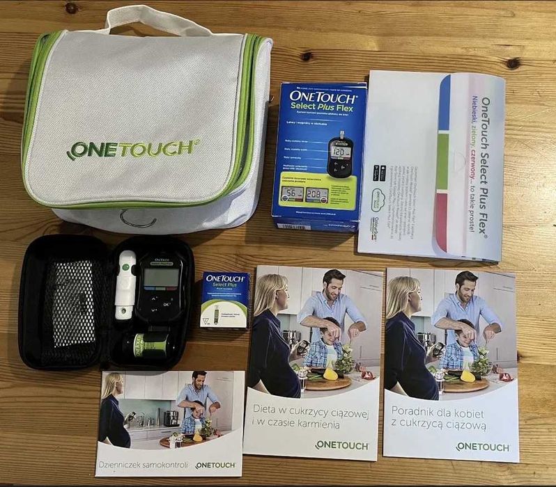 Glukometr One Touch Select Plus Flex zestaw również dla kobiet w ciąży