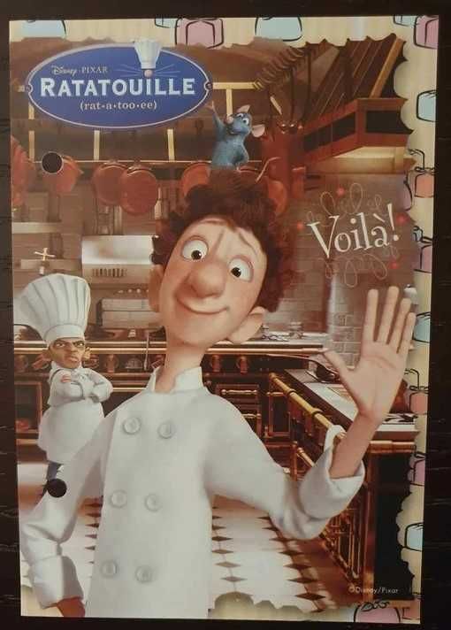 Karteczka do segregatora Ratatouille format A6 śliska