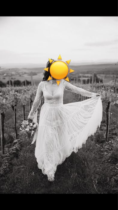Suknia ślubna Boho rozmiar s/m