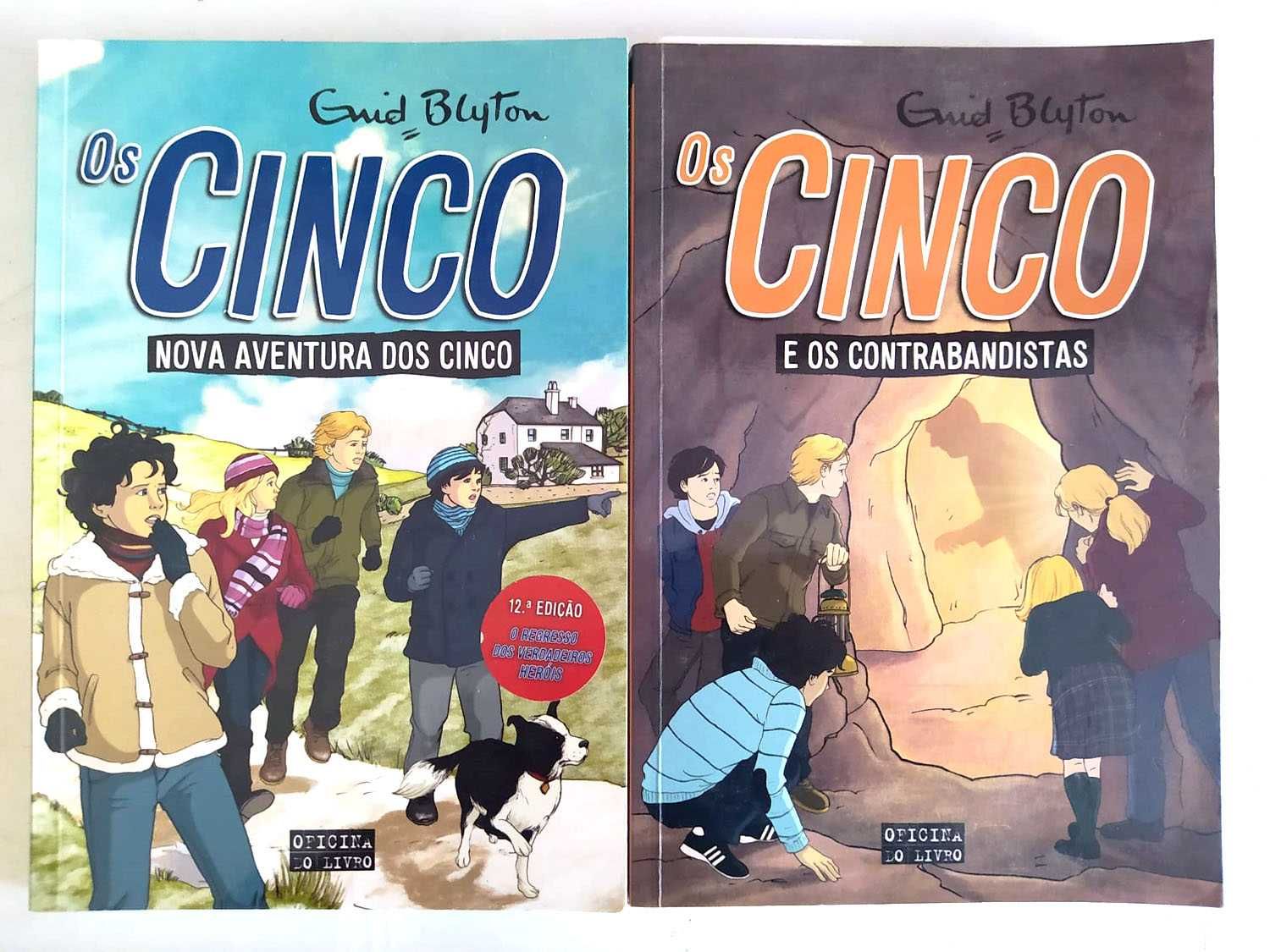 3 Livros de 'Os Cinco' - Enid Blyton