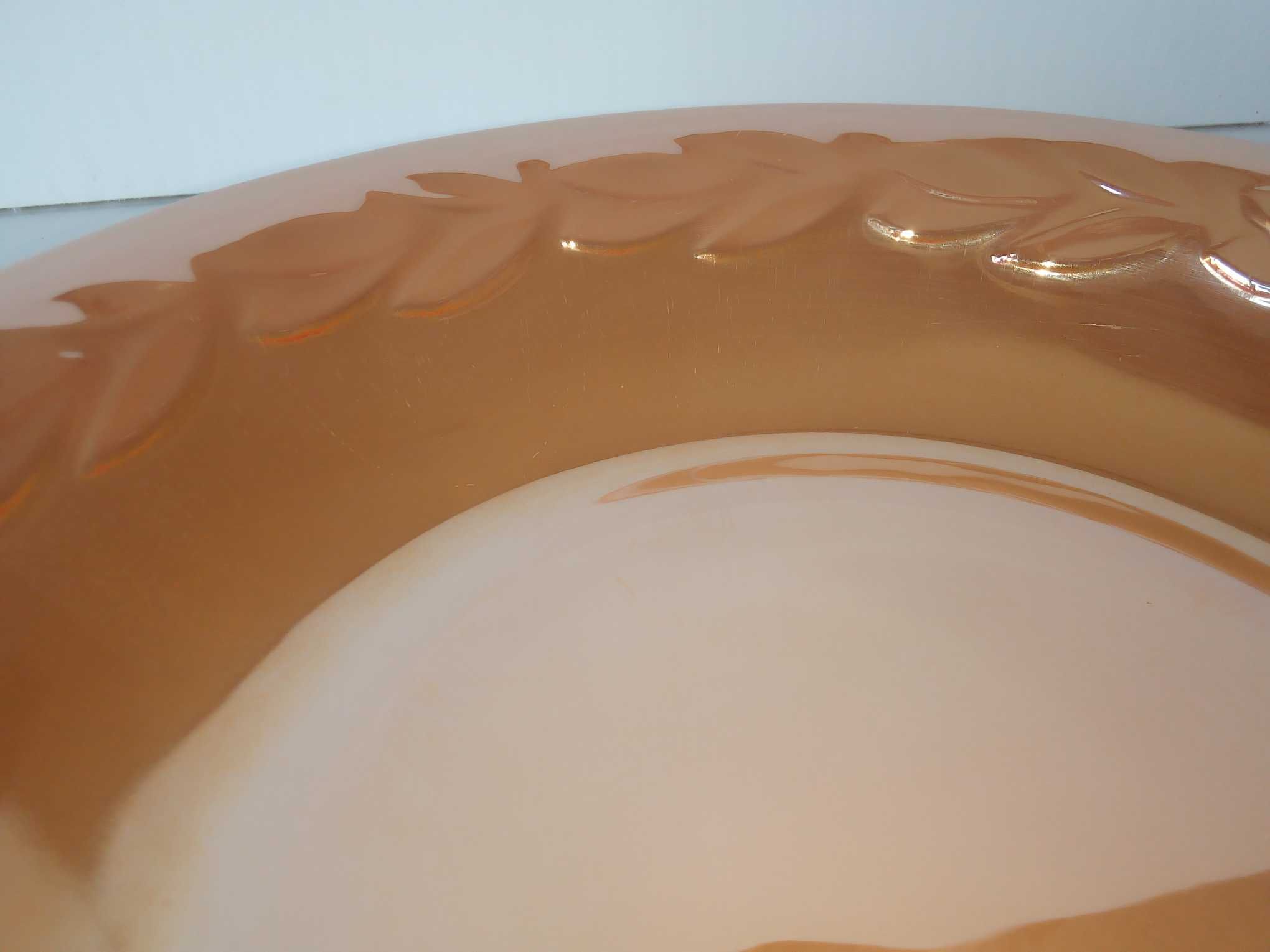 Prato fundo em loiça "casca de cebola", "Fire-King", made in USA