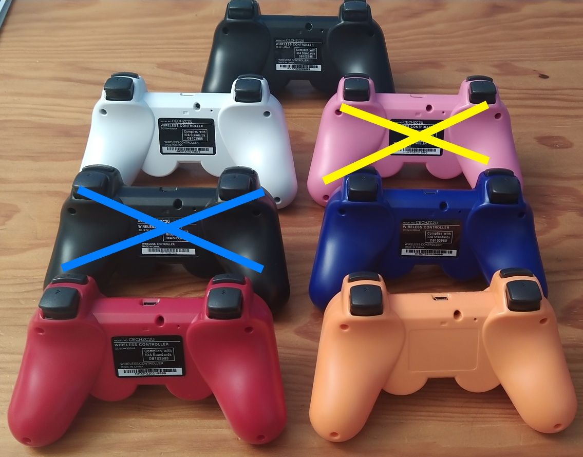 Comandos PlayStation 3 NOVOS várias cores