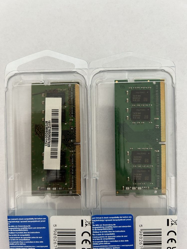 2 kosci pamięci RAM 8 GB 2400MHz DDR4