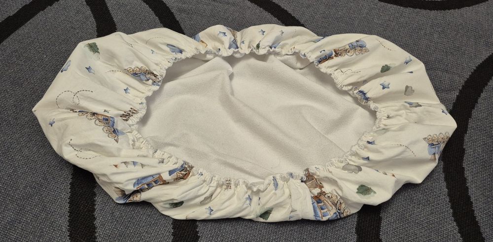 Плед конверт утеплений з бантом, простирадло в люльку, набір для відби