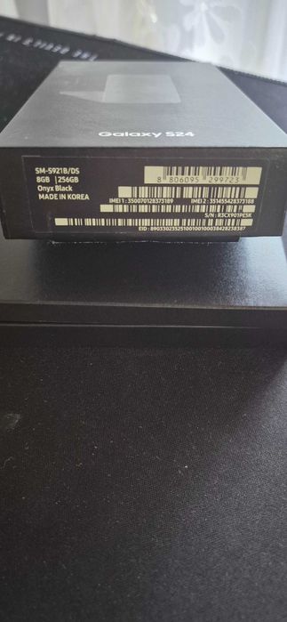 Sprzedam! Samsung Galaxy S24 5G wersja 256 GB / Onyx Black