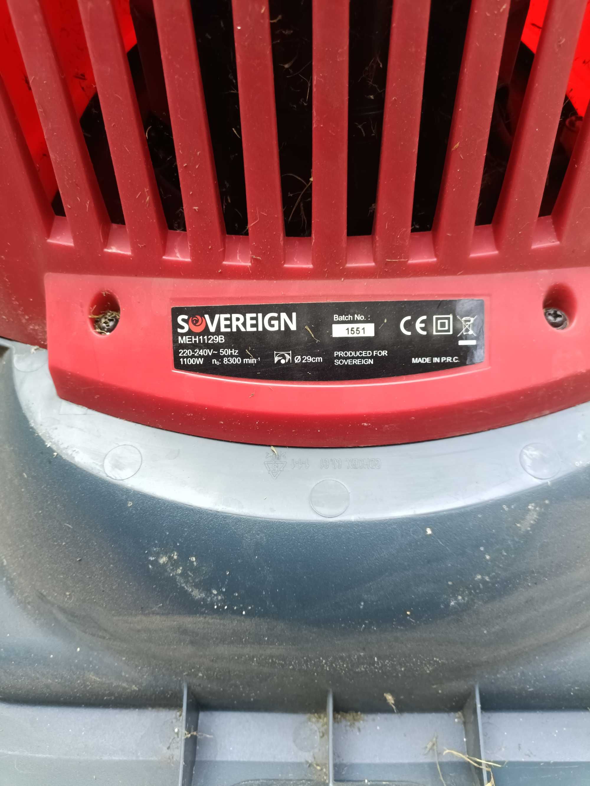 Kosiarka poduszkowa MEH1129B elektryczna 1100W poduszkowiec SOVEREIGN