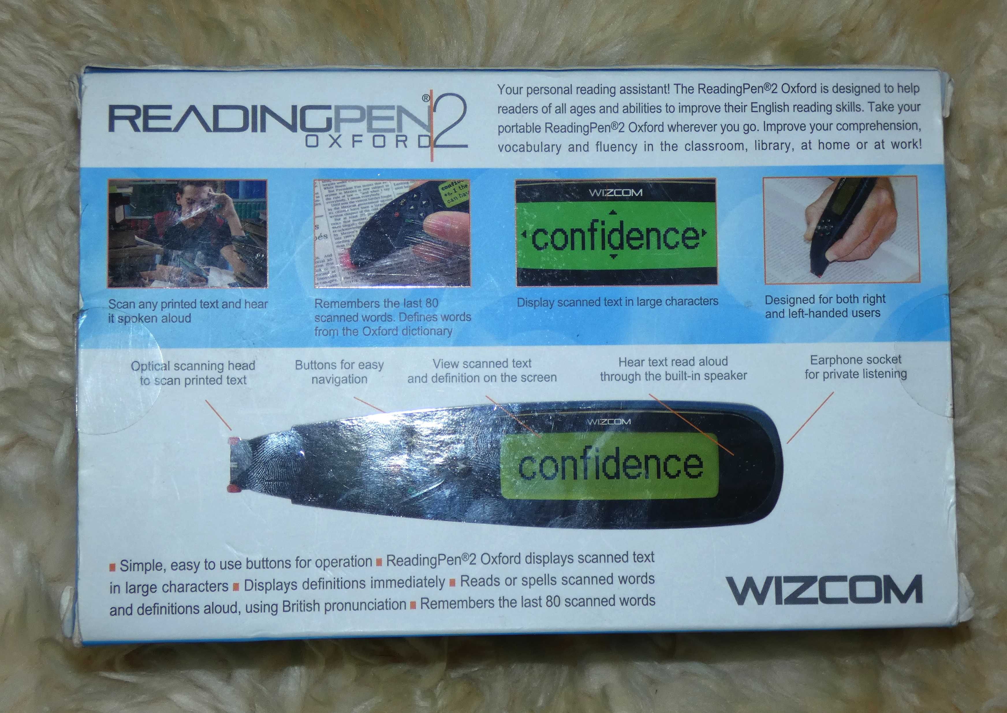 Wizcom Reading Pen 2 Oxford — обучающая ручка для чтения английского