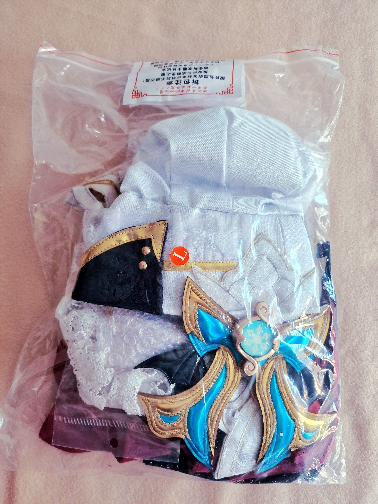 Full Cosplay Escoffier Genshin Impact Premium Gvavaya NOVO Selado