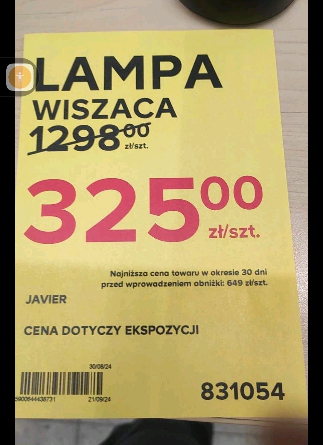 Nowa Lampa Castorama