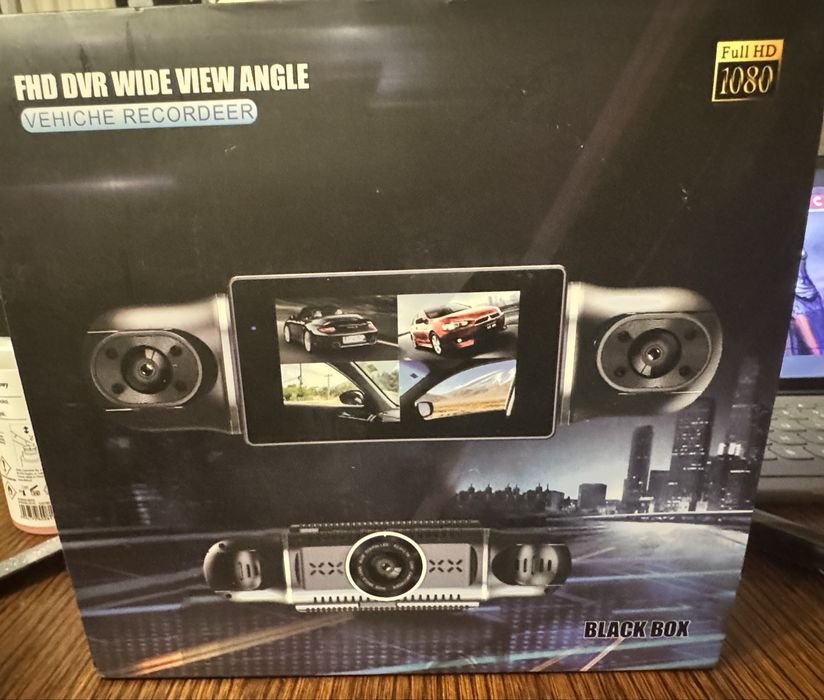 Wideorejestrator kamera samochodowa 4-kanałowy GPS monitor parkowanie