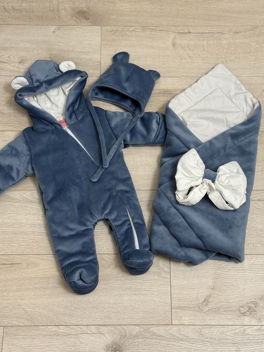 Лот/набір речей комбінезони від 0-8 місяців