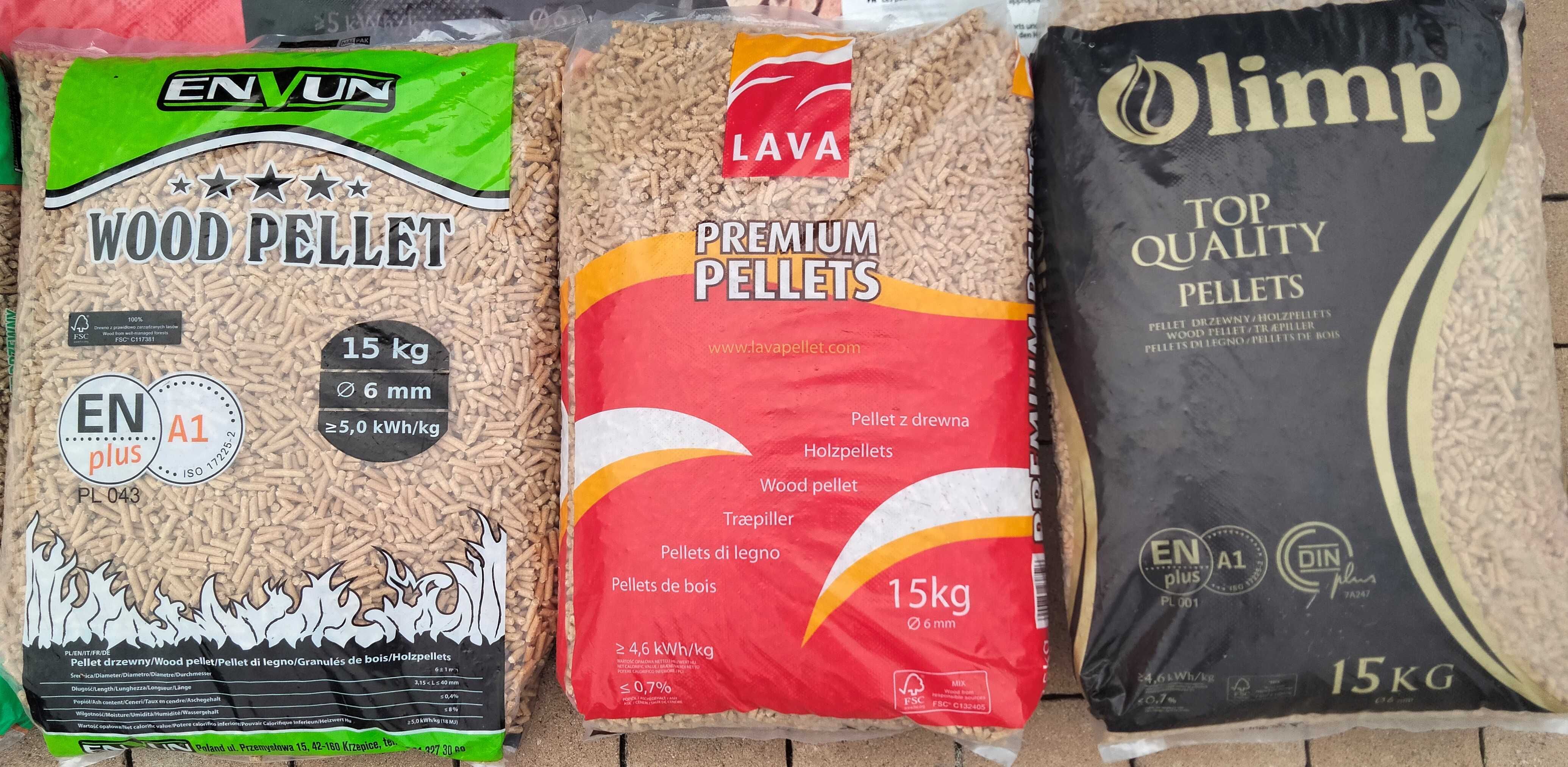 Pellet, Pelet drzewny!EN Plus A1 Lava/Rurex/Dancros/Envun/ Igła itd