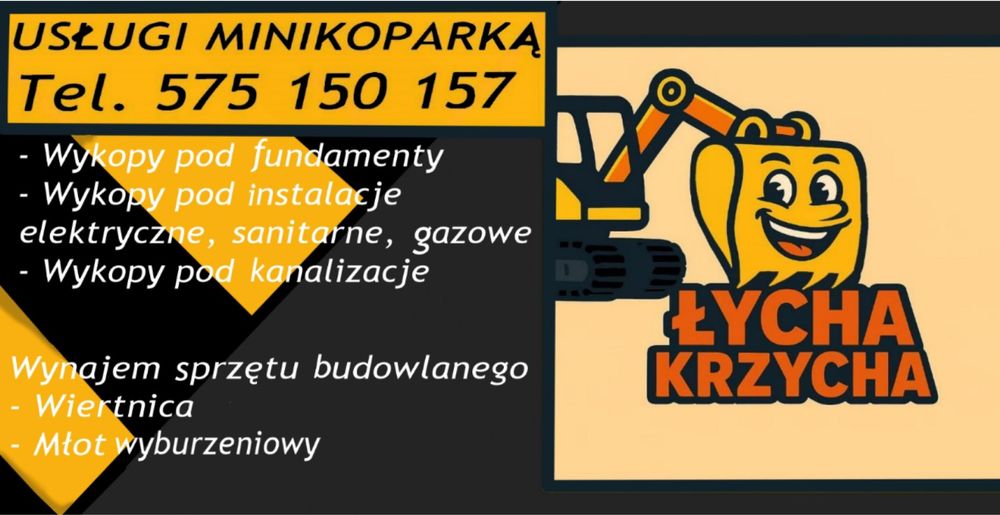 Usługi minikoparką Jejkowice i okolice