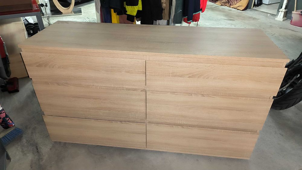 Cómoda de 6 gavetas