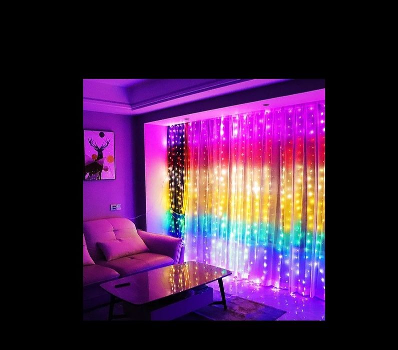 Гирлянда Роса Led USB штора роса. Незаменимая вещь при блэкауте