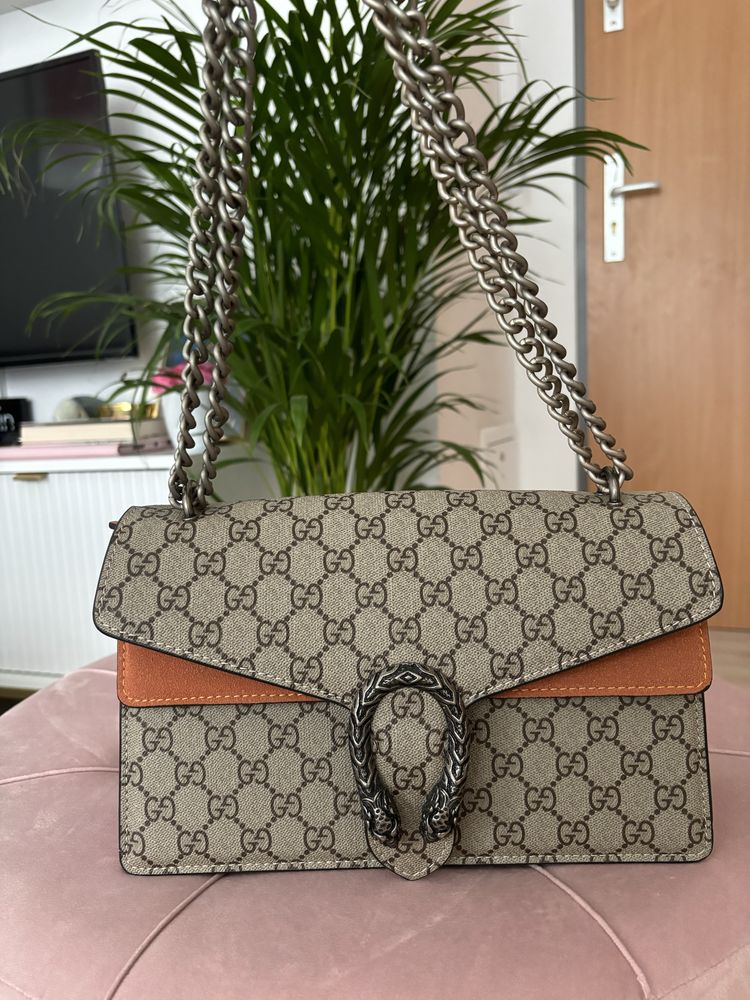 Torebka na ramie na łańcuszku gucci dionysus