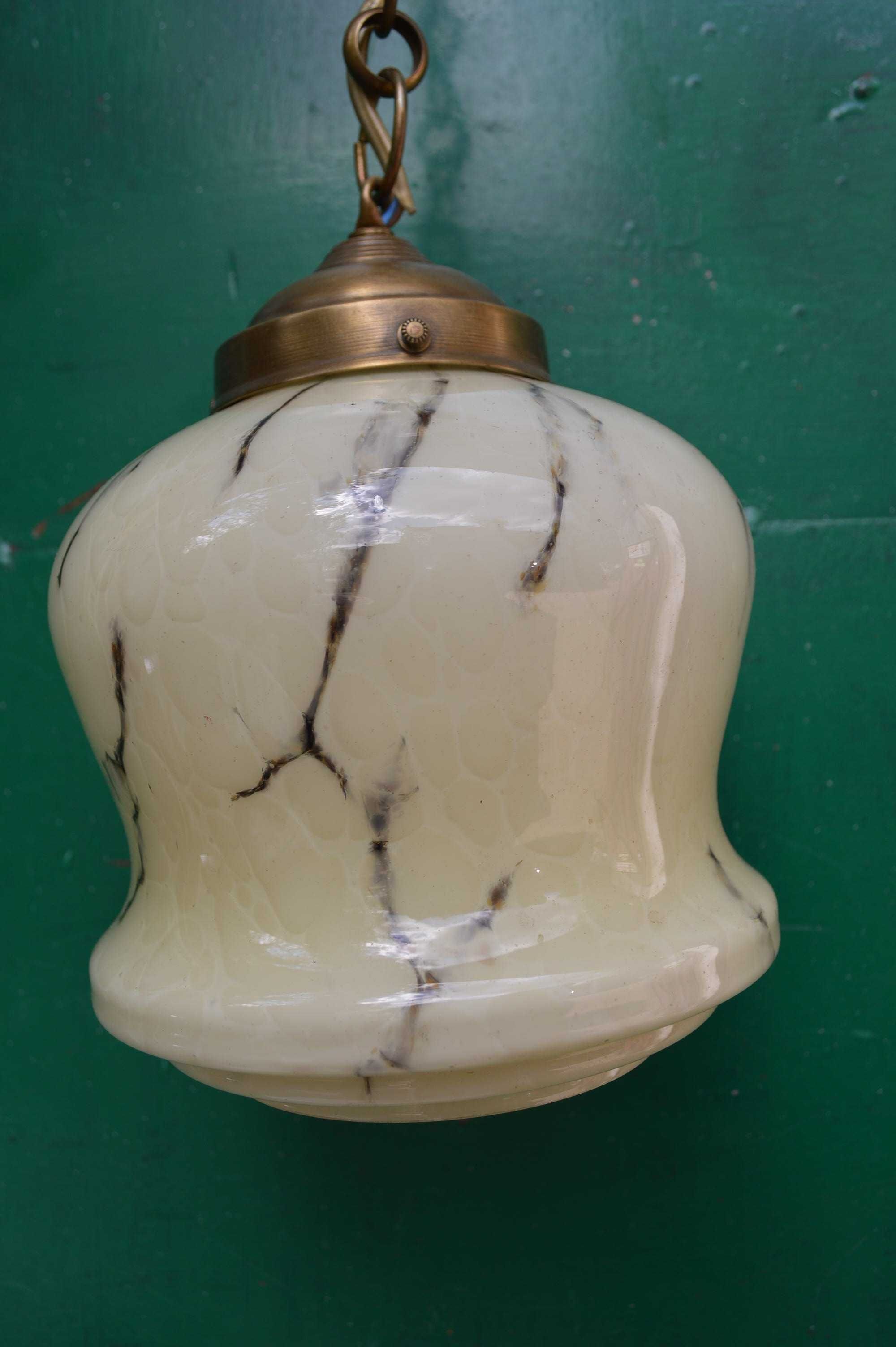 stara lampa sufitowa żyrandol prl