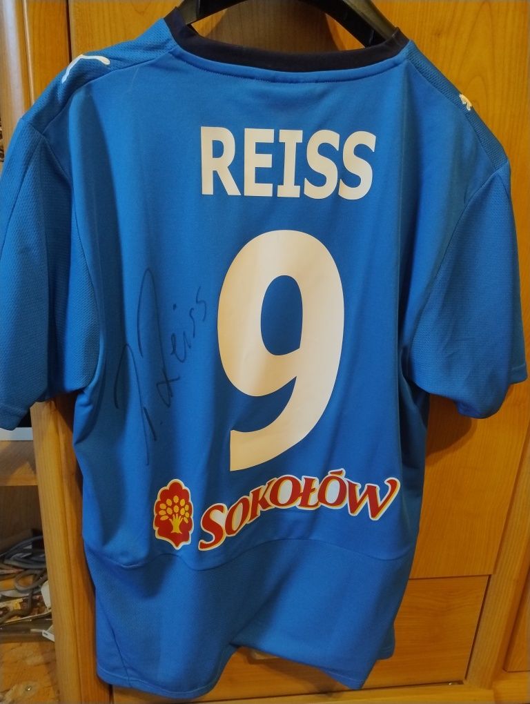 Koszulka Lech Poznań M Piotr Reiss z autografem